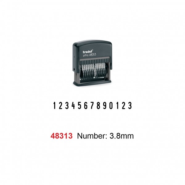 Numberer Stamp 48313P2 , 3.8mm
